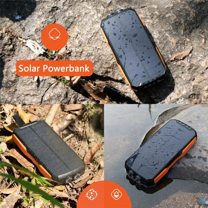 100000mAh Solar Power Bank Qi Wireless Charger for iPhone 12 Samsung S21 Xiaomi Powerbank Portable External Battery LED Poverban