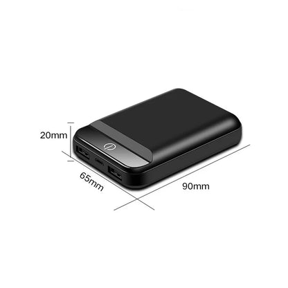 10000mAh Mini Power Bank for iPhone 12 Pro Max Huawei Samsung Xiaomi Mini Poverbank Portable External Battery Charger Powerbank