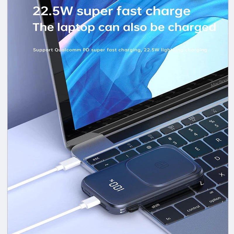 15W Magnetic Qi Wireless Charger Power Bank 20000mAh PD 20W/22.5W Fast Charging Powerbank for iPhone 12 Samsung Xiaomi Poverbank - AFFORDABLE QUALITY SHOP