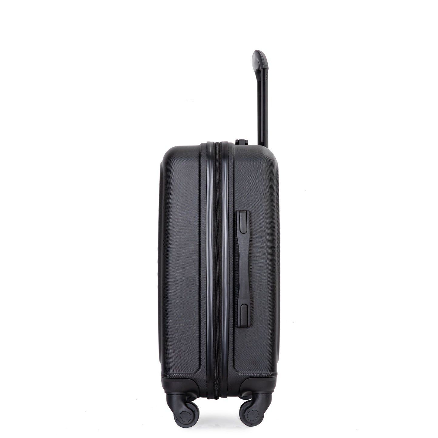 20" Carry on Luggage Lightweight Suitcase, Spinner Wheels, Black - AFFORDABLE QUALITY SHOP