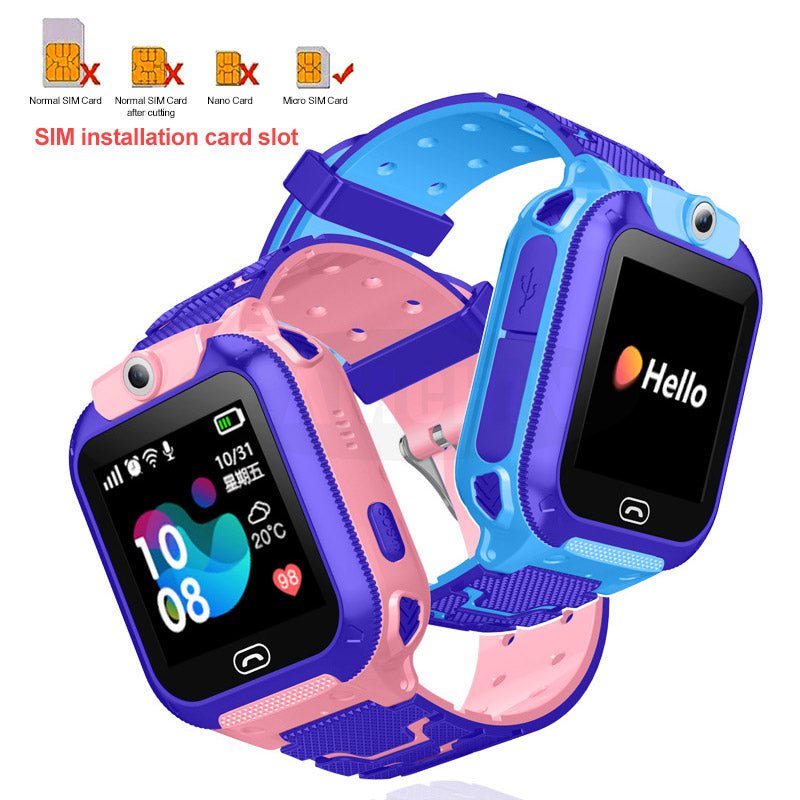 2019 New Waterproof Q12 Smart Watch Multifunction Children Digital Wristwatch Baby Watch Phone For IOS Android Kids Toy Gift - AFFORDABLE QUALITY SHOP