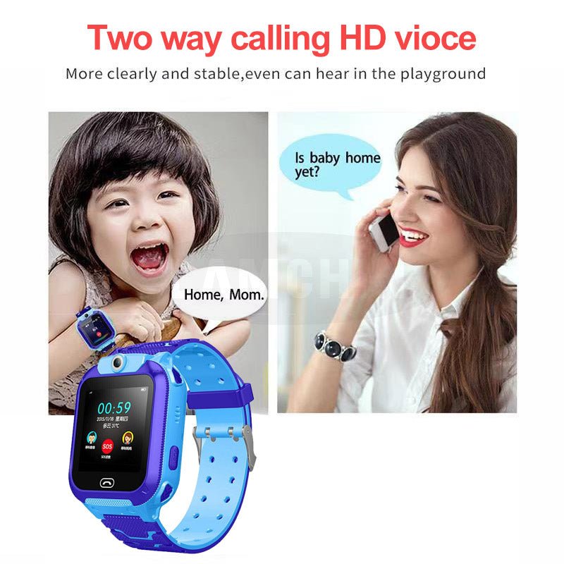 2019 New Waterproof Q12 Smart Watch Multifunction Children Digital Wristwatch Baby Watch Phone For IOS Android Kids Toy Gift - AFFORDABLE QUALITY SHOP