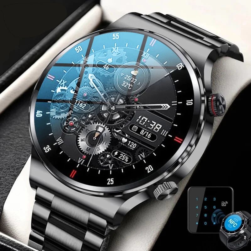 2023 Luxury Smart Watches Men NFC BT Call Fitness Waterproof Sports Wrist Intelligent Smartwatches for Women Kids Xiaomi Huawei - AFFORDABLE QUALITY SHOP