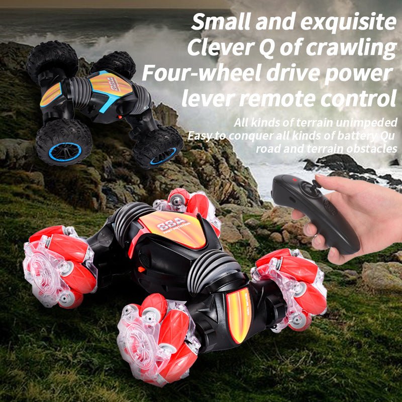 2.4G Light Gesture Induction Twisting Car Climbing Off-Road Deformation Car Children's Remote Control Car Toy - AFFORDABLE QUALITY SHOP