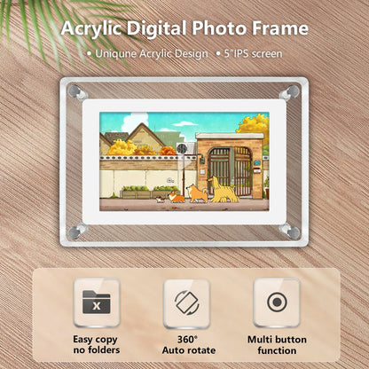 5 inch HD 1080p Digital Photo Frame Advertising Machine Video Picture Player Picture Display Publicity Player - AFFORDABLE QUALITY SHOP