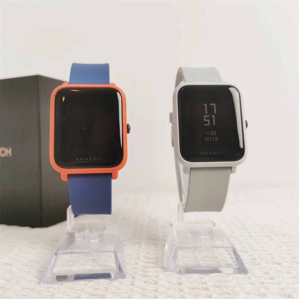 Amazfit Bip Smart Watch Bluetooth GPS Sports Watch Compass Heart Rate IP68 Waterproof 85-95 New Exhibit SmartWatches No Box - AFFORDABLE QUALITY SHOP