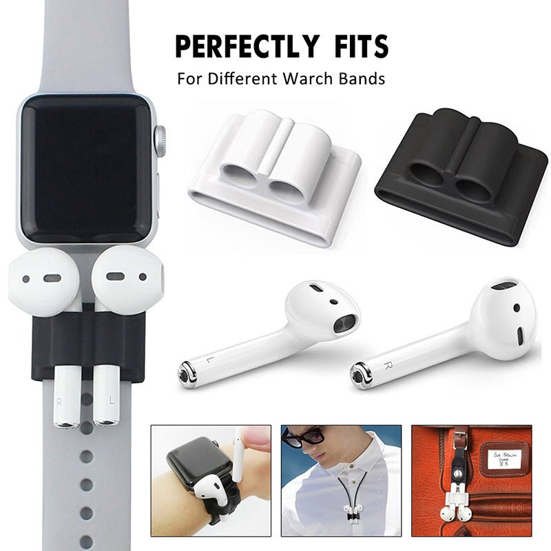 Anti lost Silicone Holder for AirPods Portable Anti lost Strap Cord Silicone Protective Eartips for earpods - AFFORDABLE QUALITY SHOP