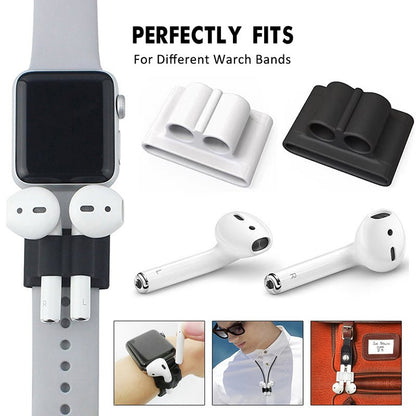 Anti lost Silicone Holder for AirPods Portable Anti lost Strap Cord Silicone Protective Eartips for earpods - AFFORDABLE QUALITY SHOP