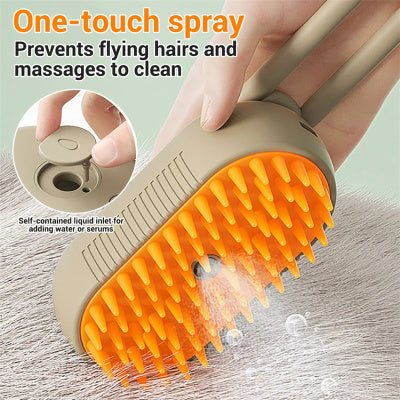 Cat Steam Brush Steamy Dog Brush 3 In 1 Electric Spray Cat Hair Brushes For Massage Pet Grooming Comb Hair Removal Combs Pet Pro - AFFORDABLE QUALITY SHOP