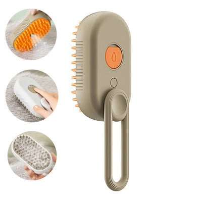 Cat Steam Brush Steamy Dog Brush 3 In 1 Electric Spray Cat Hair Brushes For Massage Pet Grooming Comb Hair Removal Combs Pet Pro - AFFORDABLE QUALITY SHOP