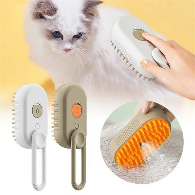 Cat Steam Brush Steamy Dog Brush 3 In 1 Electric Spray Cat Hair Brushes For Massage Pet Grooming Comb Hair Removal Combs Pet Pro - AFFORDABLE QUALITY SHOP