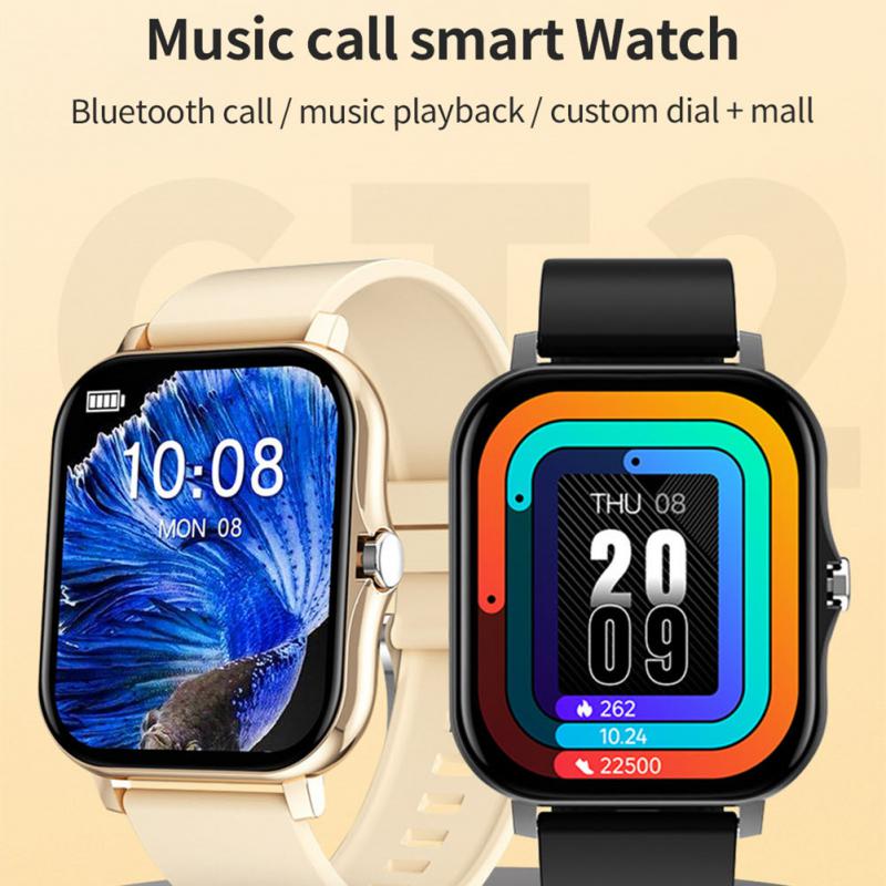 CT2 Smart Watch Full Touch Fitness Smart Watch Heart Rate Monitor Bluetooth Call Waterproof Watch - AFFORDABLE QUALITY SHOP