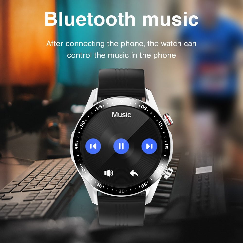 E1-2 Smart Watch Men Bluetooth Call Custom Dial Full Touch Screen Waterproof Smartwatch For Android IOS Sports Fitness Tracker - AFFORDABLE QUALITY SHOP