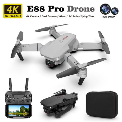 E88 Drone HD Camera Quadcopter Long Range Air Pressure Fixed Height Children's Remote Control Aircraft Drone - AFFORDABLE QUALITY SHOP