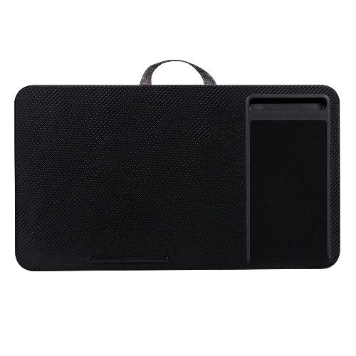 EKKIO Multifunctional Portable Bed Tray Lap Desk with Cushion (Black) - AFFORDABLE QUALITY SHOP