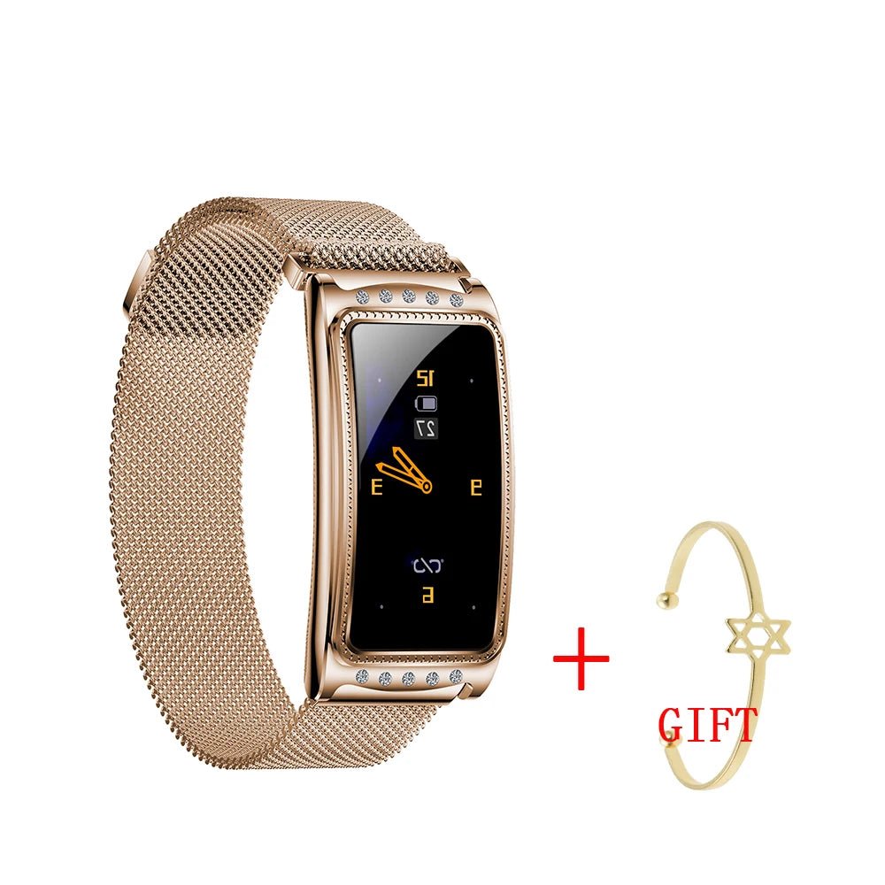 F28 Women Smart Watch For Android IOS Heart Rate Measuring Blood Pressure Monitor Women's Bracelet Waterproof Fitness Bracelet - AFFORDABLE QUALITY SHOP