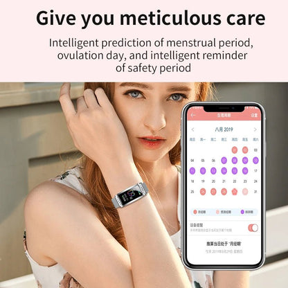 F28 Women Smart Watch For Android IOS Heart Rate Measuring Blood Pressure Monitor Women's Bracelet Waterproof Fitness Bracelet - AFFORDABLE QUALITY SHOP