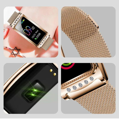 F28 Women Smart Watch For Android IOS Heart Rate Measuring Blood Pressure Monitor Women's Bracelet Waterproof Fitness Bracelet - AFFORDABLE QUALITY SHOP