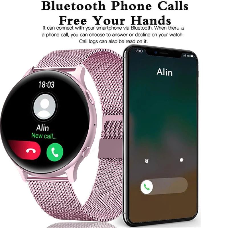 For Xiaomi Huawei 1.32 inches Bluetooth Call Smartwatch Women Men AMOLED 360*360 HD Pixel Display Smartwatches Ladies 2023 New - AFFORDABLE QUALITY SHOP