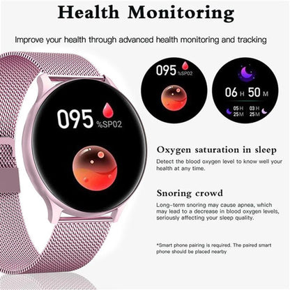 For Xiaomi Huawei 1.32 inches Bluetooth Call Smartwatch Women Men AMOLED 360*360 HD Pixel Display Smartwatches Ladies 2023 New - AFFORDABLE QUALITY SHOP