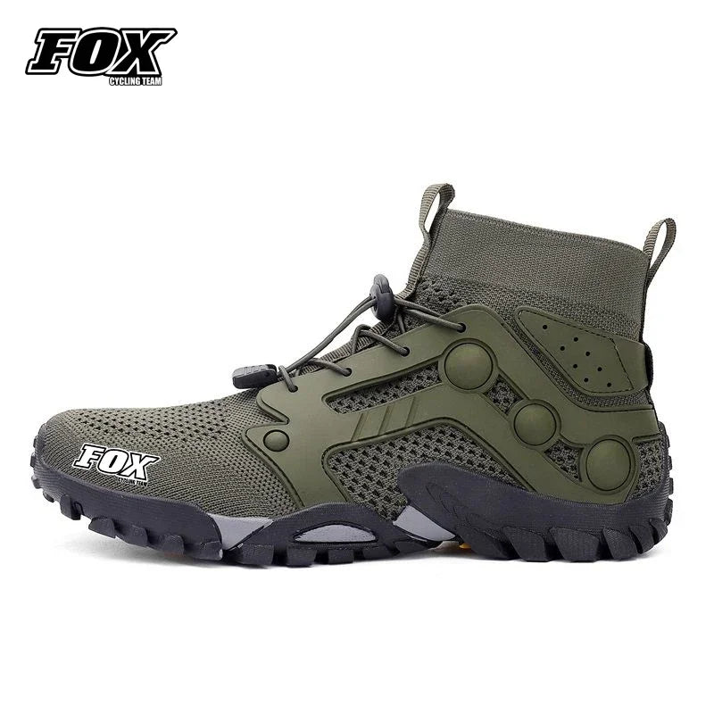 FOX Cycling Team Downhill MTB Shoes Breathable Antiskid Footwear Mountain Bike Boots Men's For Motocross Sneaker Chaussures Vtt - AFFORDABLE QUALITY SHOP