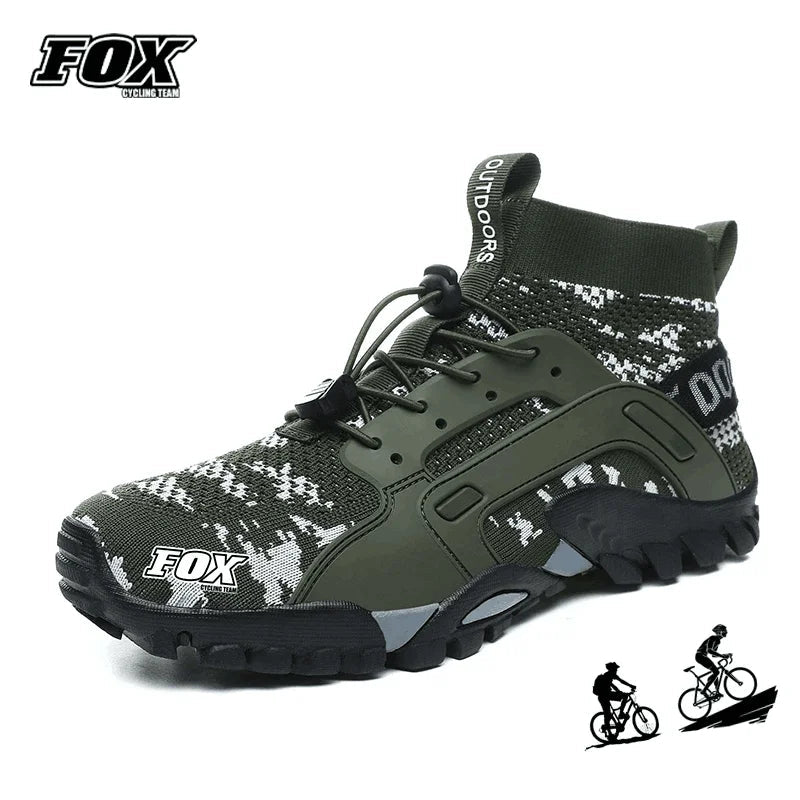 FOX Cycling Team Motorcycle Men's Sneakers Waterproof Mountain Bike Footwear Bicycle Downhill Boots MTB Shoes Sportschuhe Herren - AFFORDABLE QUALITY SHOP