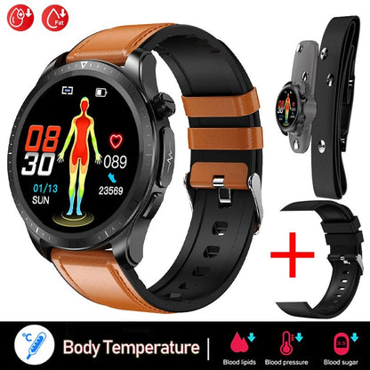 GEJIAN 2023 New Smart Watch 1.39-inch 360 * 360 high-definition touch screen ECG Smartwatches chest patch real-time ECG analysis - AFFORDABLE QUALITY SHOP