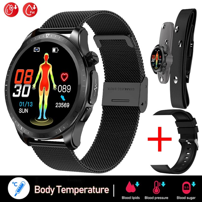 GEJIAN 2023 New Smart Watch 1.39-inch 360 * 360 high-definition touch screen ECG Smartwatches chest patch real-time ECG analysis - AFFORDABLE QUALITY SHOP