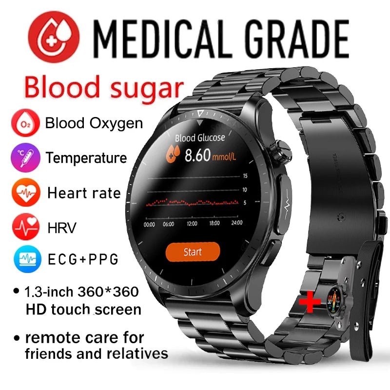 GEJIAN 2023 New Smart Watch 1.39-inch 360 * 360 high-definition touch screen ECG Smartwatches chest patch real-time ECG analysis - AFFORDABLE QUALITY SHOP