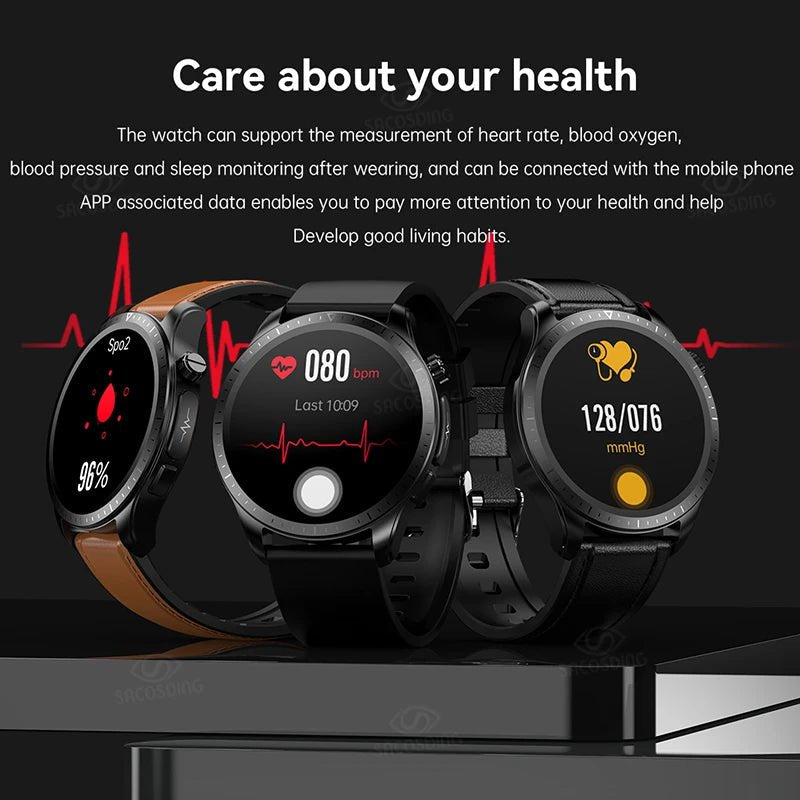 GEJIAN 2023 New Smart Watch 1.39-inch 360 * 360 high-definition touch screen ECG Smartwatches chest patch real-time ECG analysis - AFFORDABLE QUALITY SHOP