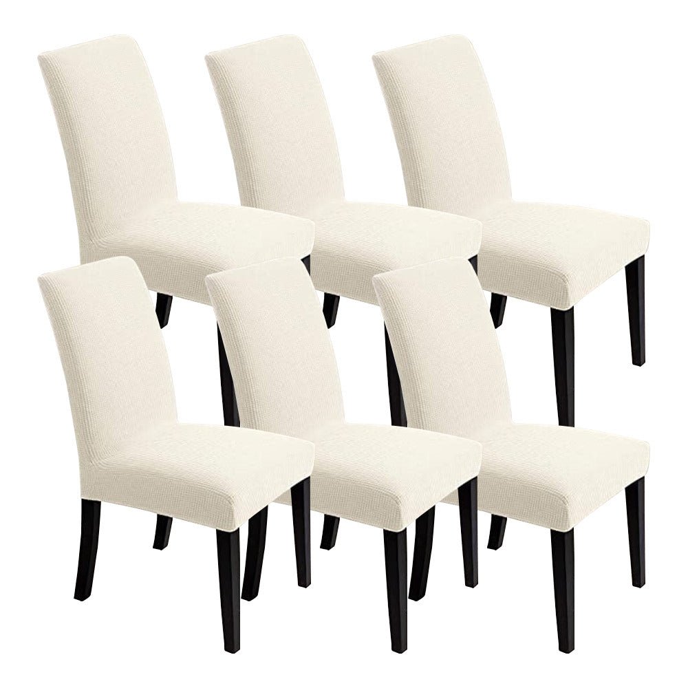 GOMINIMO 6pcs Dining Chair Slipcovers/ Protective Covers (Beige) GO-DCS-106-RDT - AFFORDABLE QUALITY SHOP