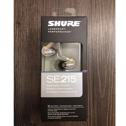 Good quality SE215 Earphons Hi-fi stereo Noise Canceling 3.5MM SE 215 In ear Detchabl Earphone earbuds with Box - AFFORDABLE QUALITY SHOP