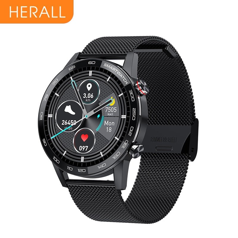 HERALL 2020 ECG Smart Watch For Men IP68 Waterproof Smartwatch Blood Pressure Monitor For Android Apple Xiaomi - AFFORDABLE QUALITY SHOP