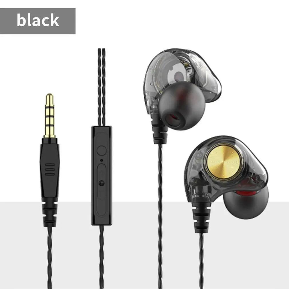 K1 In Ear Earphones Hybrid Technology Hifi Bass Earbuds Monitor Metal Headphones Sport Noise Cancelling Headset Wired Earphone