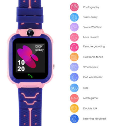 Kids Watches Positioning Wristwatch Tracker SIM Card Call Location Finder Anti-Lost Monitor Camera Photo Children Watch