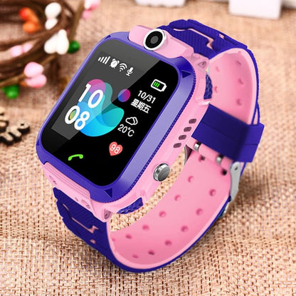 Kids Watches Positioning Wristwatch Tracker SIM Card Call Location Finder Anti-Lost Monitor Camera Photo Children Watch