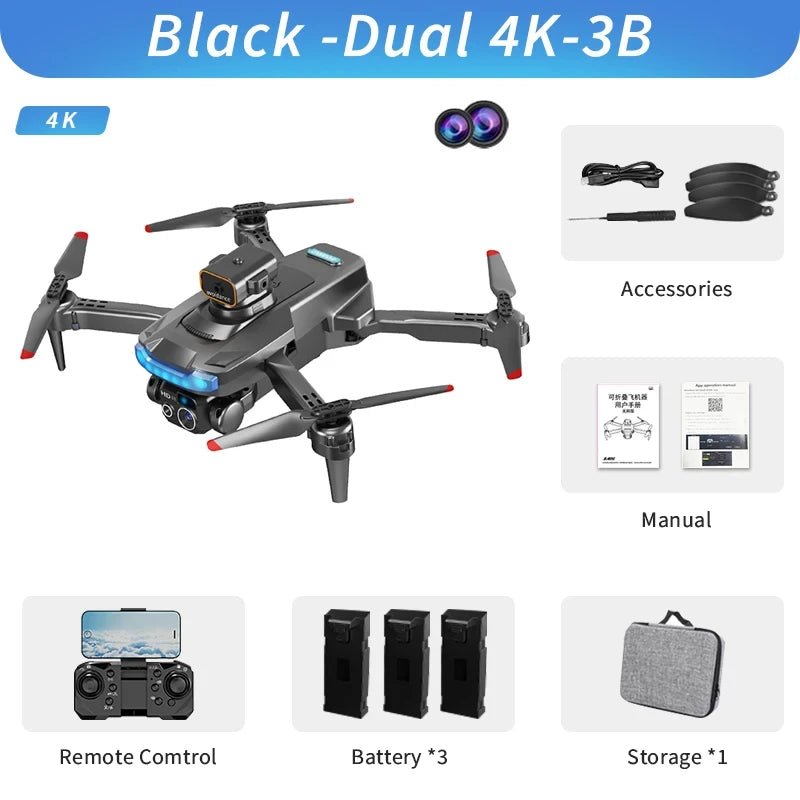 Lenovo P15 Drone Professional 8K GPS Dual Camera Obstacle Avoidance Optical Flow Positioning Brushless RC 10000M Free Shipping - AFFORDABLE QUALITY SHOP