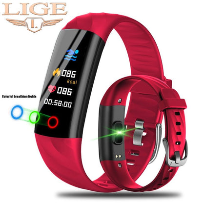 LIGE Smart Watch Women IP68 Waterproof Sport Bracelet Smart Fitness Tracker Blood Pressure Heart Rate Monitor intelligent Watch - AFFORDABLE QUALITY SHOP