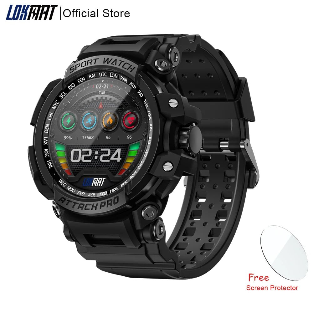 LOKMAT ATTACK Pro Sport Smart Watch Fitness Tracker Waterproof Smartwatches Touch Screen Heart Rate Monitor for Android Phone - AFFORDABLE QUALITY SHOP