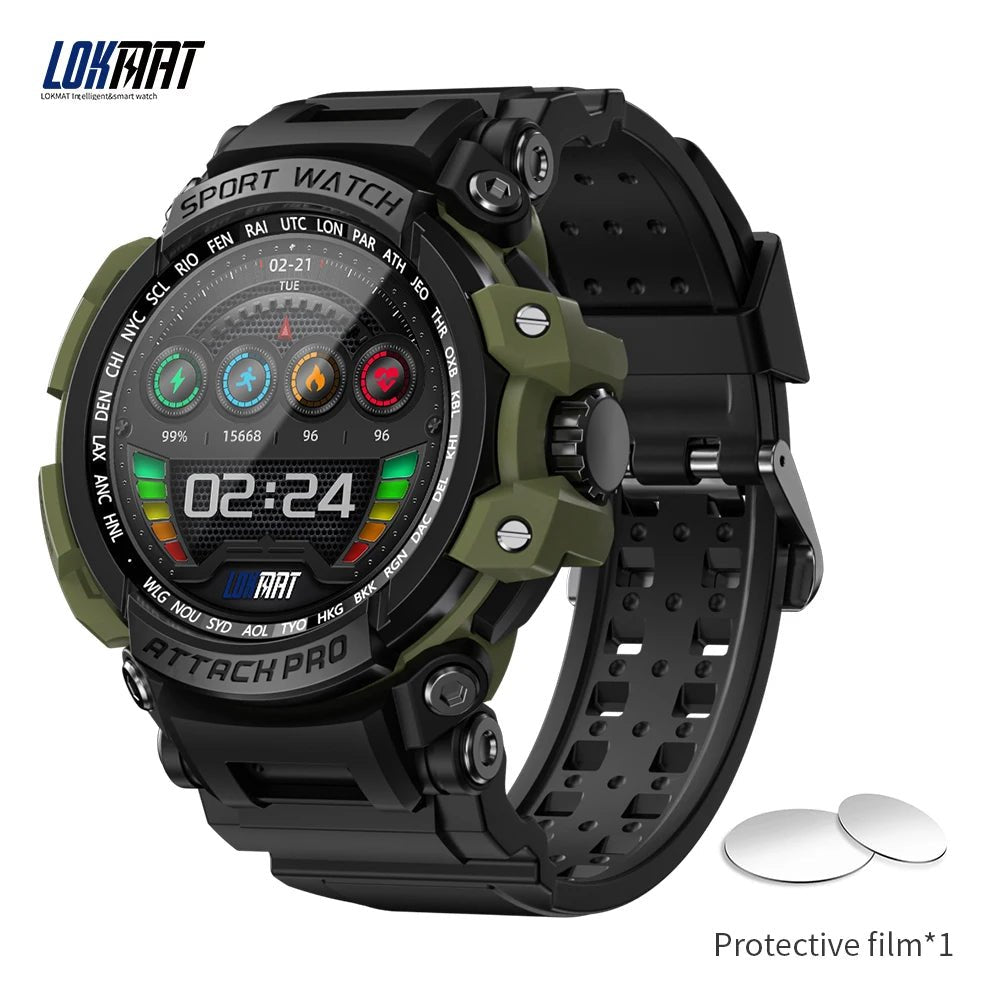 LOKMAT ATTACK Pro Sport Smart Watch Fitness Tracker Waterproof Smartwatches Touch Screen Heart Rate Monitor for Android Phone - AFFORDABLE QUALITY SHOP