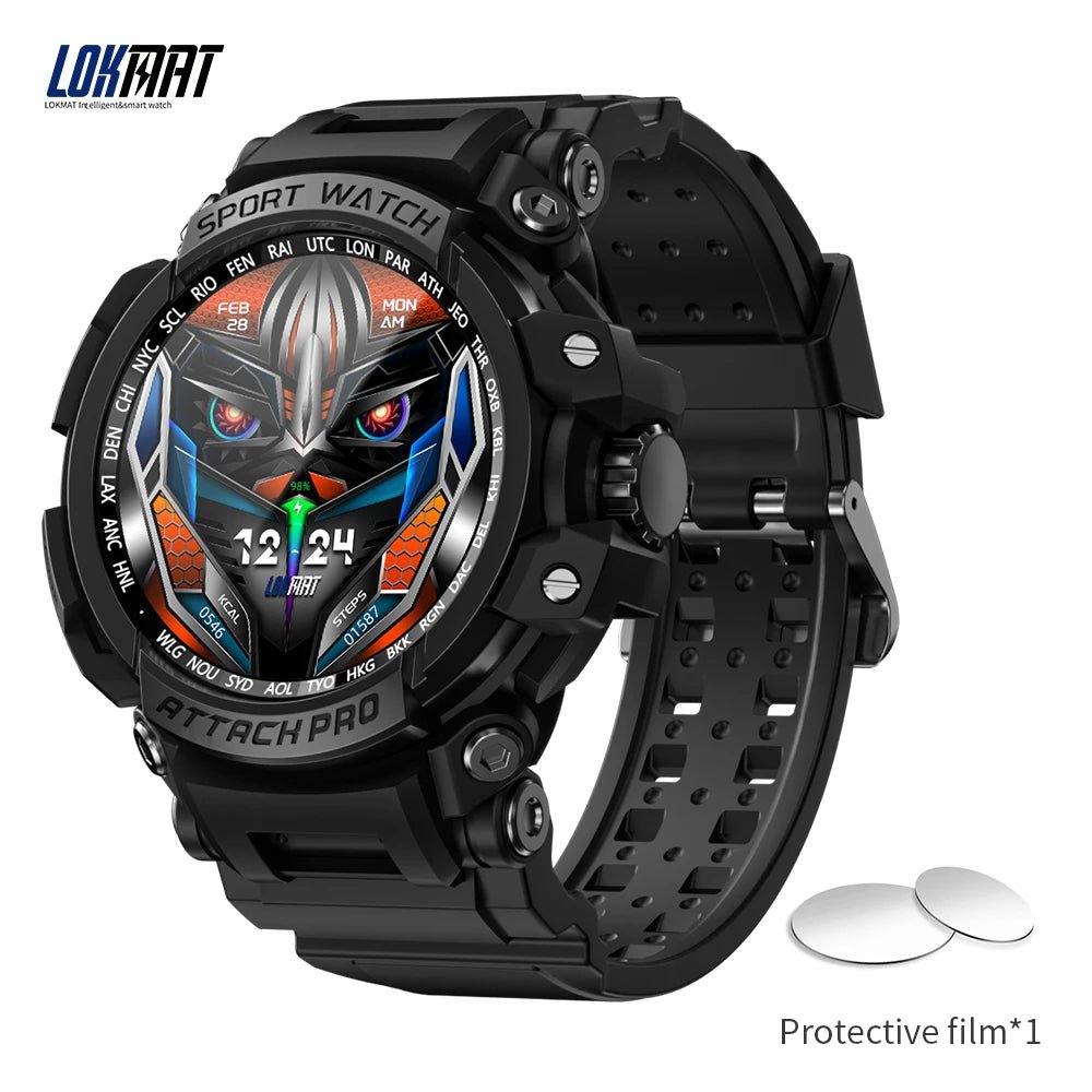 LOKMAT ATTACK Pro Sport Smart Watch Fitness Tracker Waterproof Smartwatches Touch Screen Heart Rate Monitor for Android Phone - AFFORDABLE QUALITY SHOP