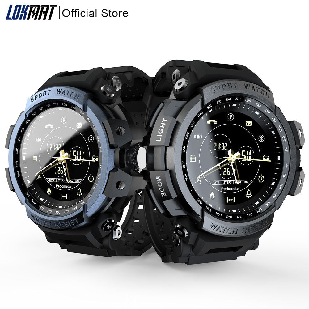 LOKMAT Sport Smart Watch Professional 5ATM Waterproof Bluetooth Call Reminder Digital Men Clock SmartWatch For ios and Android - AFFORDABLE QUALITY SHOP