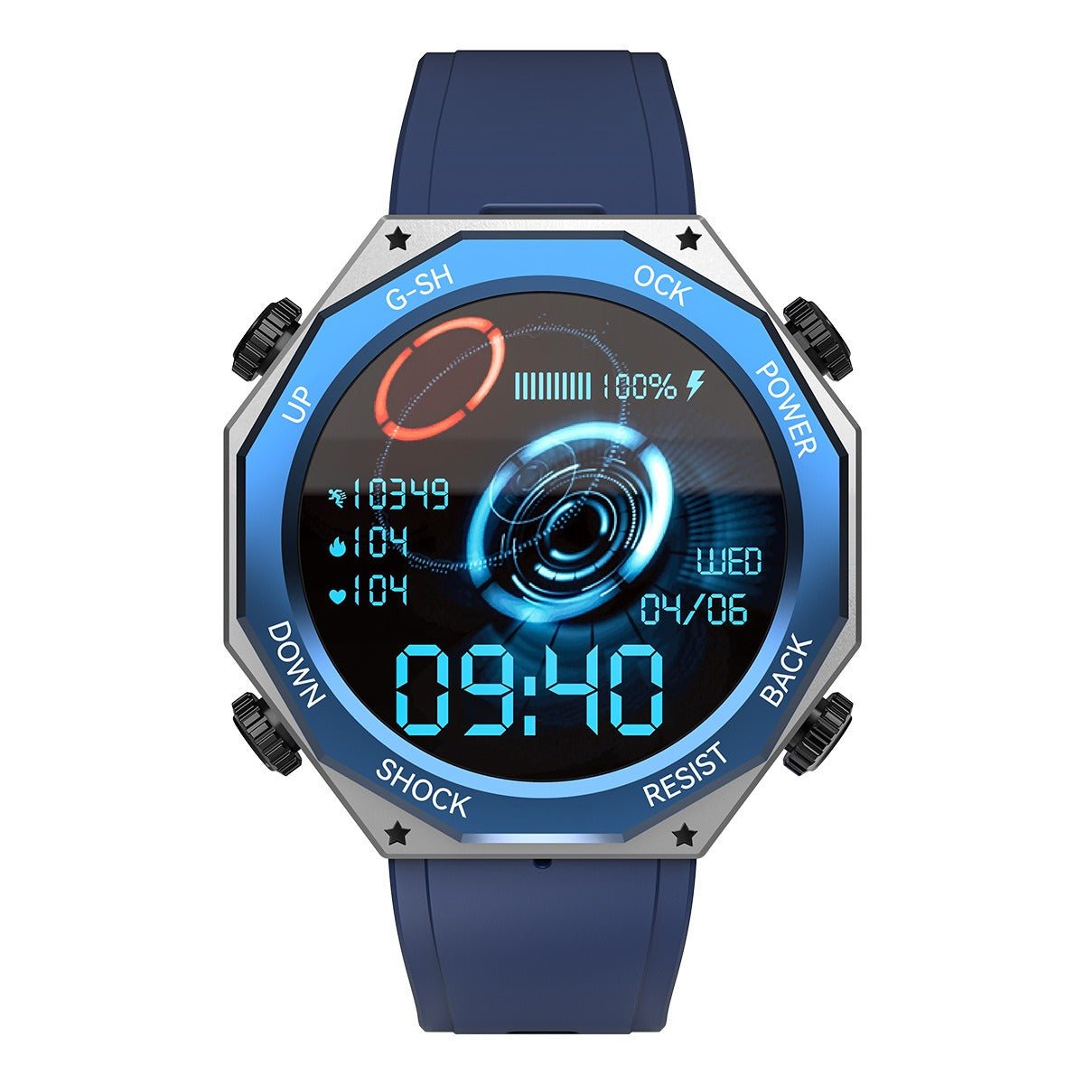 M1 Rugged Sports Smart Watch 1.45 inch 600mAH Outdoor Sports 5ATM Waterproof - AFFORDABLE QUALITY SHOP