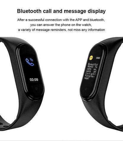 M5 Smart Band Fitness Tracker Smart Watch Sport Smart Bracelet Heart Rate Blood Pressure Smartband Monitor Health Wristband - AFFORDABLE QUALITY SHOP