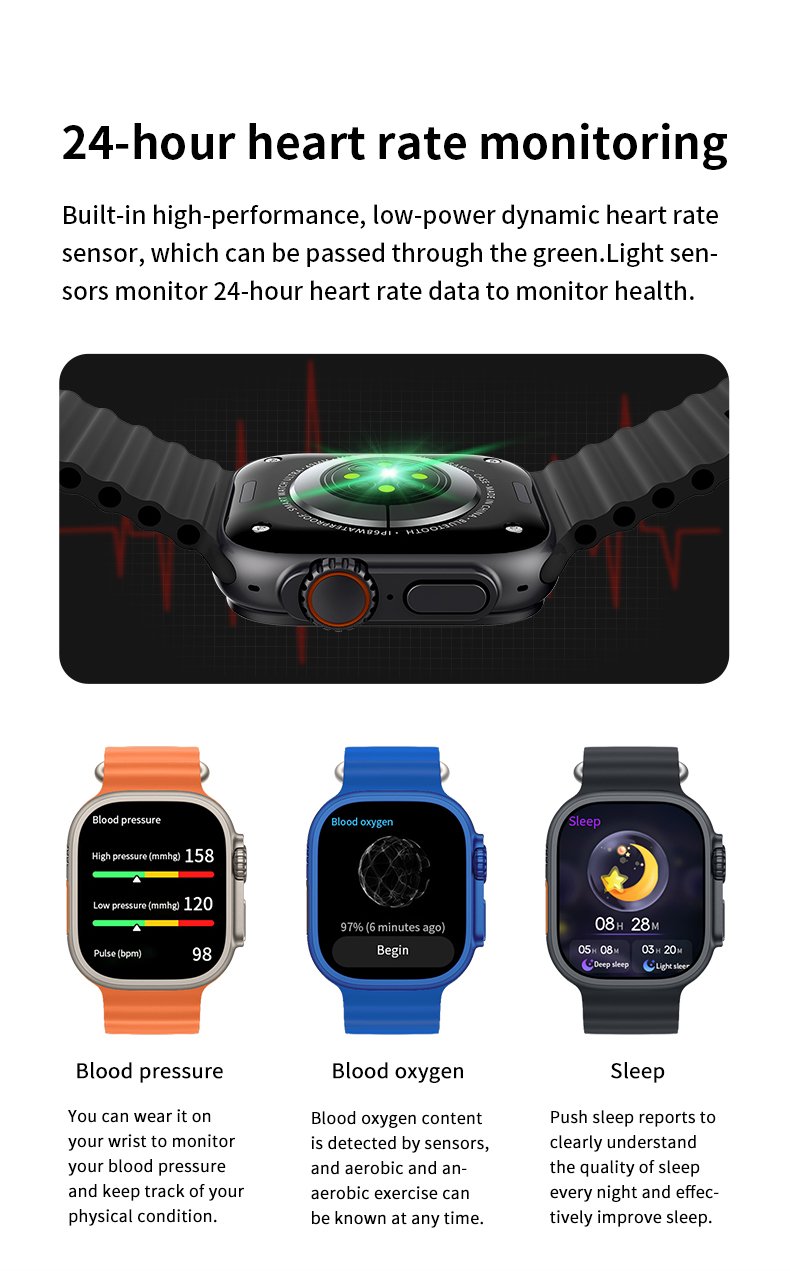 M9 Ultra mini smartwatch heart rate call scanning payment - AFFORDABLE QUALITY SHOP