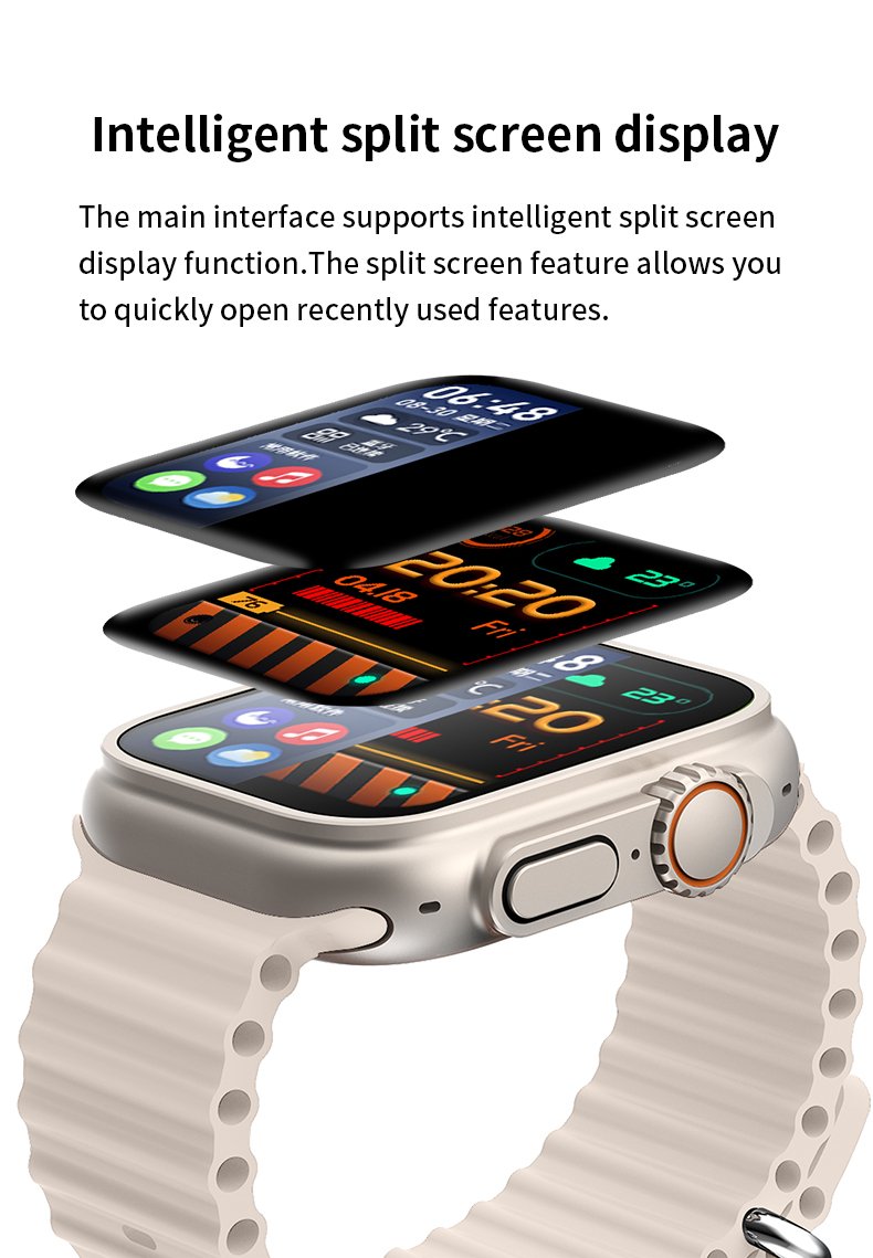 M9 Ultra mini smartwatch heart rate call scanning payment - AFFORDABLE QUALITY SHOP