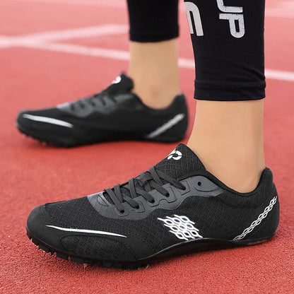 Men Track Field Shoes Women Spikes Sneakers Athlete Running Training Lightweight Racing Match Spike Sport Shoes Plus Size 36-45 - AFFORDABLE QUALITY SHOP