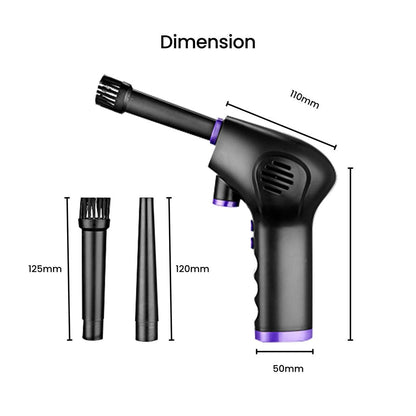 MiraKlass Cordless Air Duster 38000RPM 6000mAh Battery - AFFORDABLE QUALITY SHOP