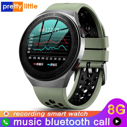 MT-3 8G Memory Music Smart Watch Men Bluetooth Call Full Touch Screen Waterproof Smartwatch Recording Function Sports Bracelet - AFFORDABLE QUALITY SHOP