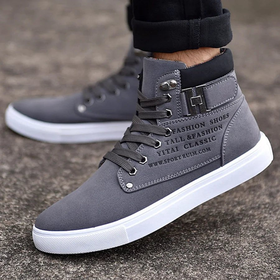 New Arrival Men's High Top Casual Shoes Spring/Autumn High Top Sneakers High Quality Retro Fashion Men Boots Zapatillas Hombre - AFFORDABLE QUALITY SHOP